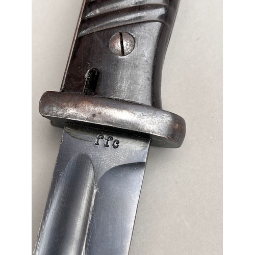 45 - German w2 Natzi K98 Bayonet blade marked FFC