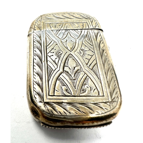 118 - antique silver vesta case