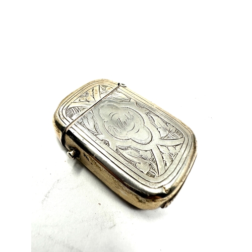 118 - antique silver vesta case