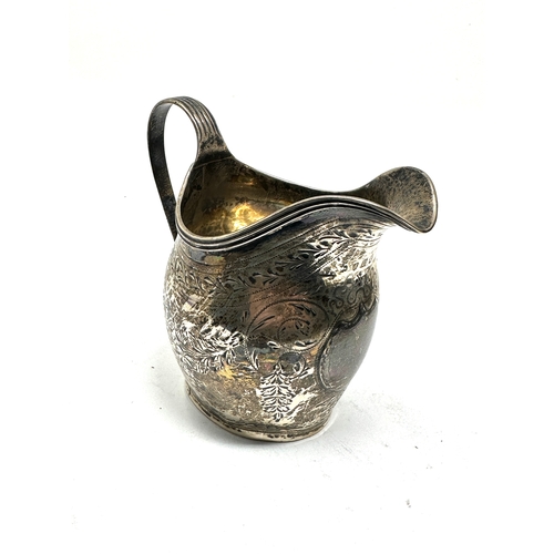 91 - Antique georgian silver cream jug