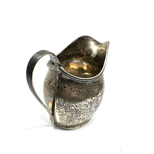 91 - Antique georgian silver cream jug