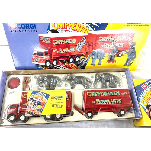 59 - Original and boxed Corgi Foden and trailer with elephants and rider - 31902 Chipperfields circus, Co... 