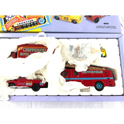 52 - Origimnal and boxed Corgi Classics 31703 Chipperfield Circus 4 Vehicle Set, Corgi 97888 Chipperfield... 