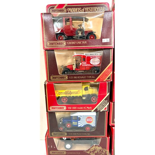 31 - Selection 25 boxed Matchbox Models of Yesteryear vehicles to include Trucks, cars etc