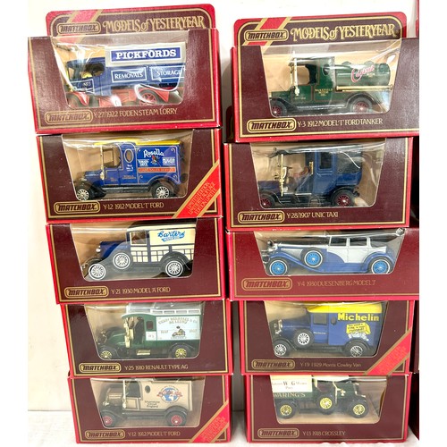 28 - Selection 25 boxed Matchbox Models of Yesteryear vehicles to include Trucks, cars etc