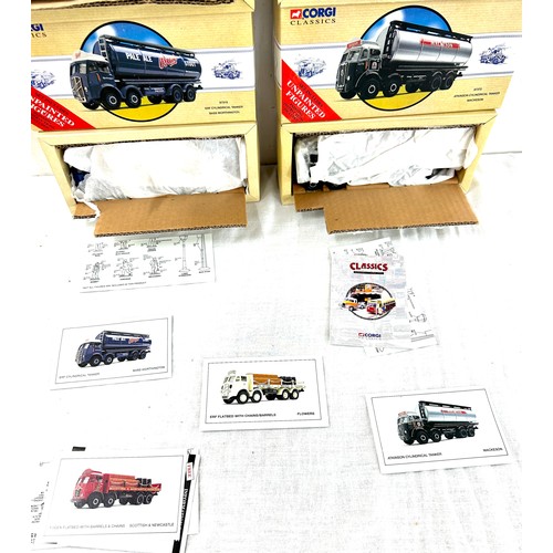 30 - Boxed as new Corgi Classic Road Transport MINT 97942 ERF Flatbed Flowers brewery, Corgi Classics Fod... 