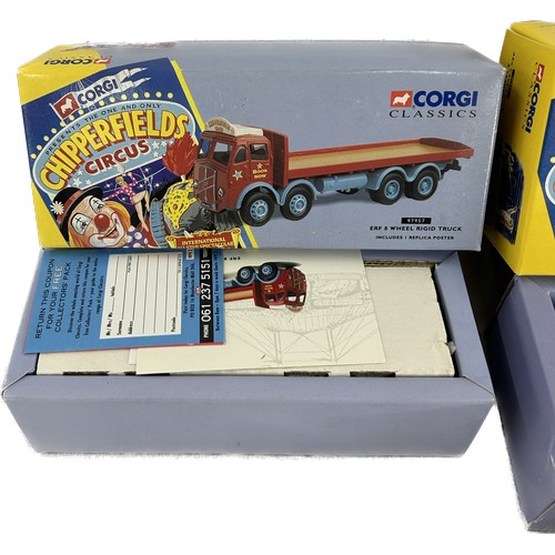 54 - Original, boxed as new Corgi Classics 97889 Chipperfields Circus AEC Cage Truck and  Trailer, Corgi ... 