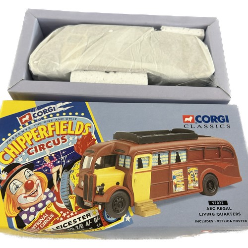 62 - Original, boxed as new Corgi Chipperfield’s Circus 97887 Bedford O Articulated Horse Box, Corgi Clas... 