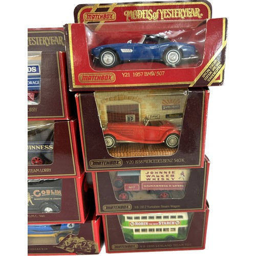 32 - 18 original boxed Matchbox  advertising models of Yesteryear