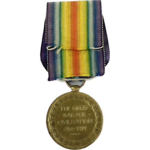 440 - WW1 Victory medal, Gunner 154443 H Stokes Royal Artilliery