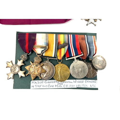 446 - Selection of World War 1 military medals medals includes Most Honourable Order Of The Bath, G.C.B. K... 