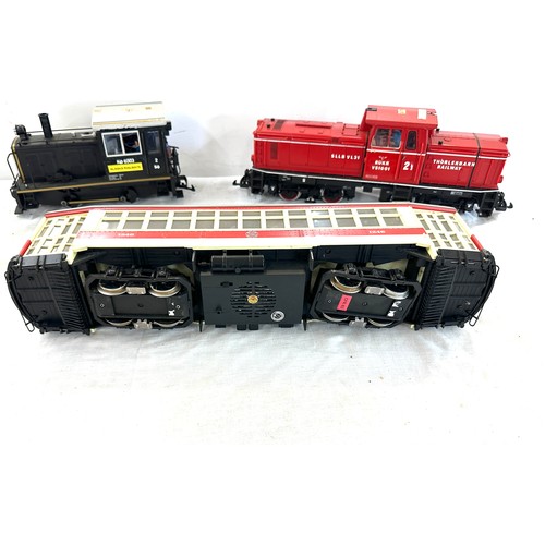 15 - G Scale LGB 3 Loco's need slight attention