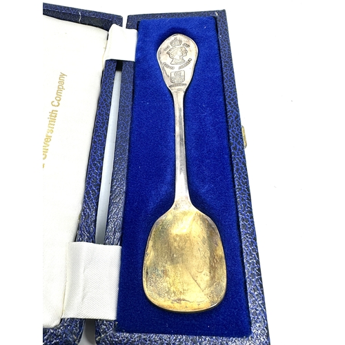 41 - Boxed silver Queens jubilee spoon