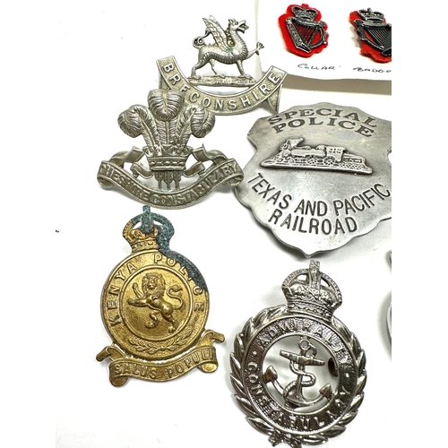 377 - 10 police & prison service badges