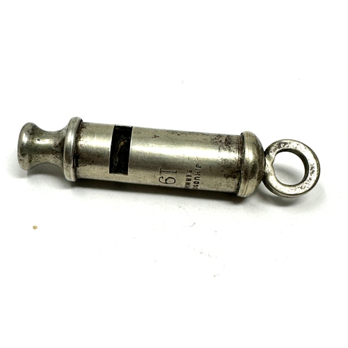 388 - ww1 1914 trench whistle by Hudson & co