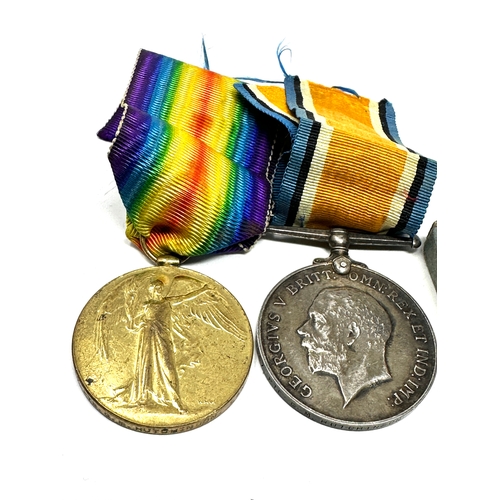 387 - ww1 medal pair with boxed silver war badge to 50057 pte g.m.hutchinson lancs fusiliers