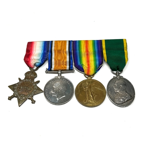 386 - ww1 trio medal & territorial medal to 1003 sjt w.m star named robertson seaforth highlanders  pair r... 