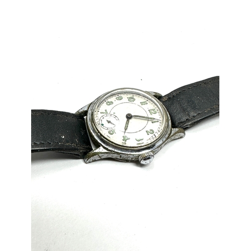 419 - Military A.T.P  army trade pattern gents ww2 military issued wristwatch the watch is ticking