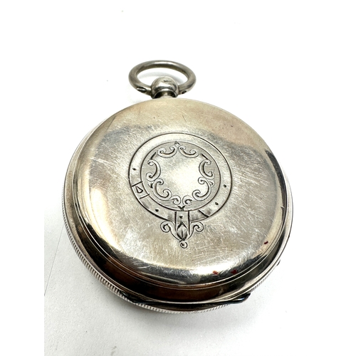 430 - antique silver fusee pocket watch makers harris bernstein manchester the watch is not ticking