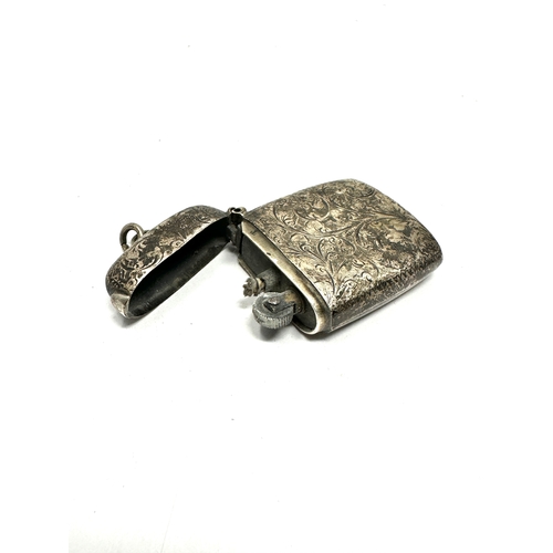 57 - antique silver vesta case lighter