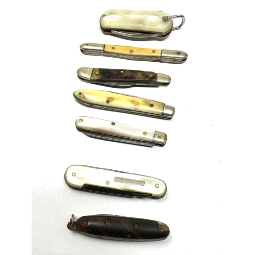 459 - 7 antique pen knives