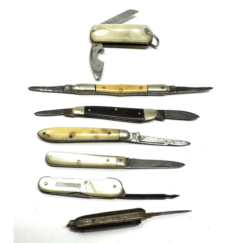 459 - 7 antique pen knives