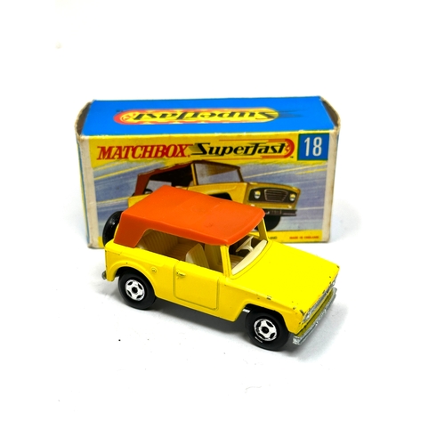 440 - Lesney Matchbox Superfast 18 Field car original boxed