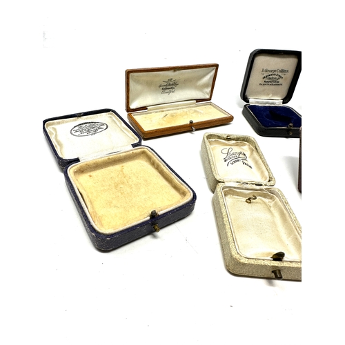 462 - Selection of Antique jewellery boxes