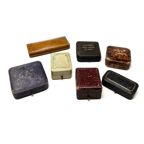 462 - Selection of Antique jewellery boxes