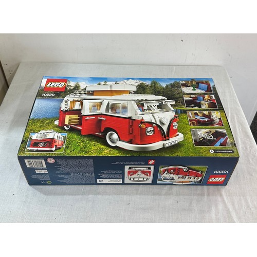 1 - Brand new in the box lego Volkswagen T1 camper van 10220 1334 pieces.