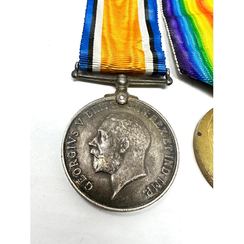 40 - Casualty K.I.A WW1 Medal pair durham light infantry to pte g.w newham durh.l.i