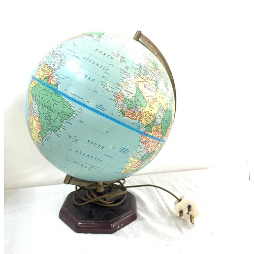 90 - The George cram company classic light up globe, untested