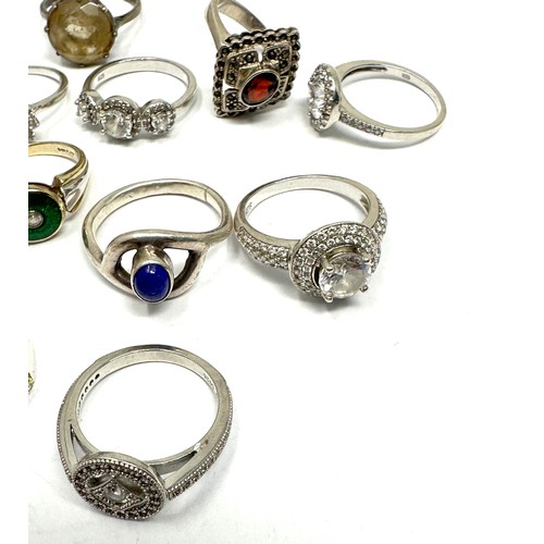 393 - 12 X .925 Dress Rings (49g)