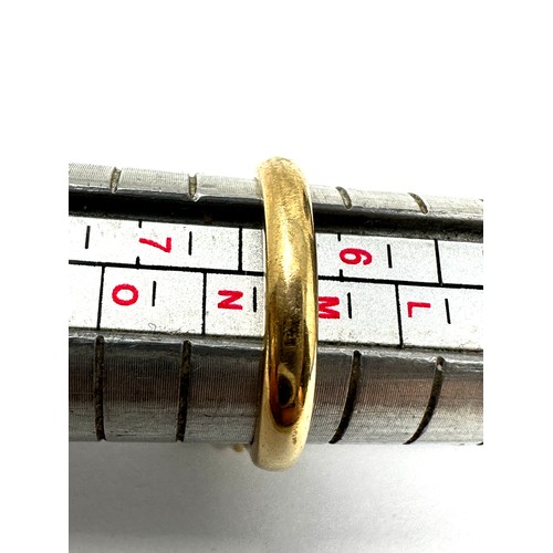 261 - 9ct gold yellow quartz  ring (3.3g)