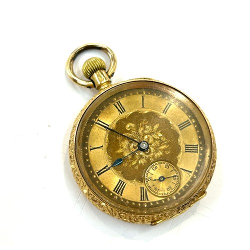 Small gold store pocket watch