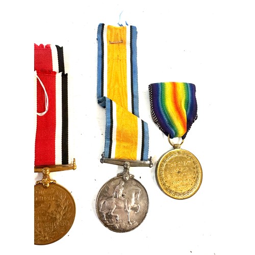 78A - Selection of WW1 medals named 195327 pte.A.V Baker A.S.C, j 89907 A.T Gidley boy2 R.N