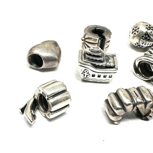 456 - 10 X .925 Charms By Pandora (34g)