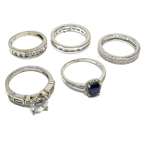 431 - 5 X .925 Dress Rings (23g)