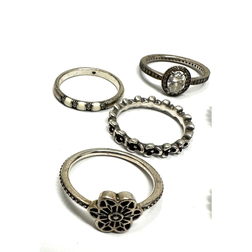 442 - 6 X .925 Rings By Pandora (22g)