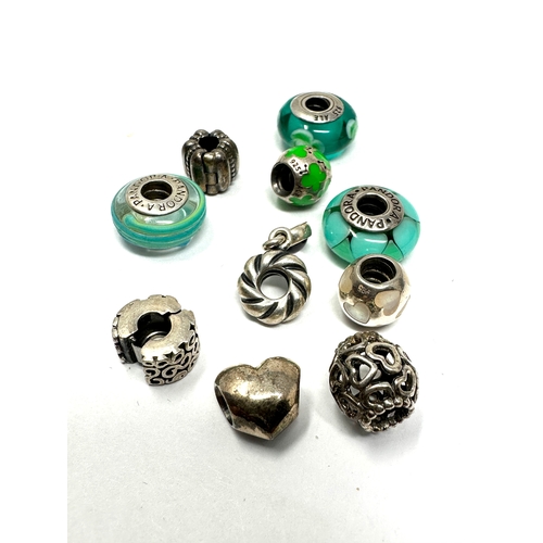 398 - 10 X .925 Charms By Pandora (30g)