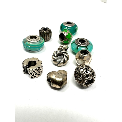 398 - 10 X .925 Charms By Pandora (30g)