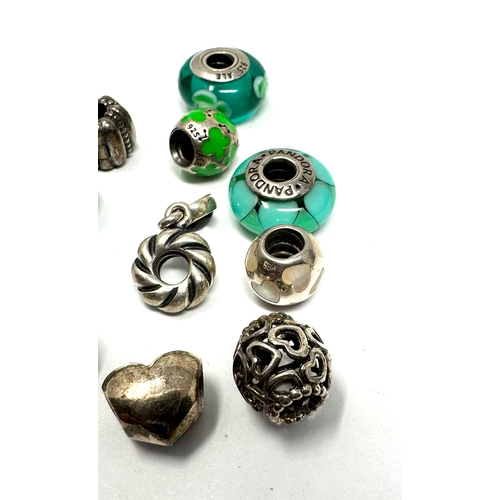 398 - 10 X .925 Charms By Pandora (30g)