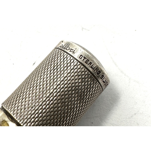 498 - Vintage hallmarked sterling silver colibri cigarette lighter