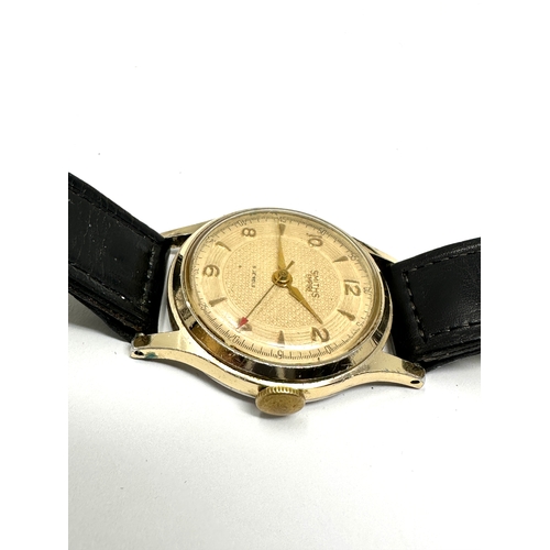 475 - Vintage gents  Smiths Empire wrist watch hand winding the watch is ticking