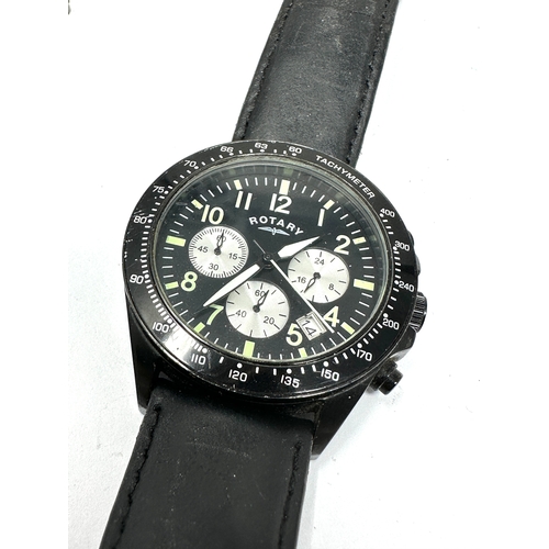 471 - Gents Rotary chronograph wrist watch  the watch is ticking