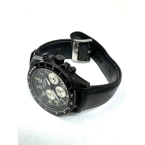 471 - Gents Rotary chronograph wrist watch  the watch is ticking