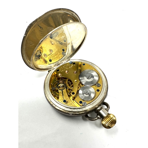 495 - Antique waltham open face pocket watch the watch is ticking