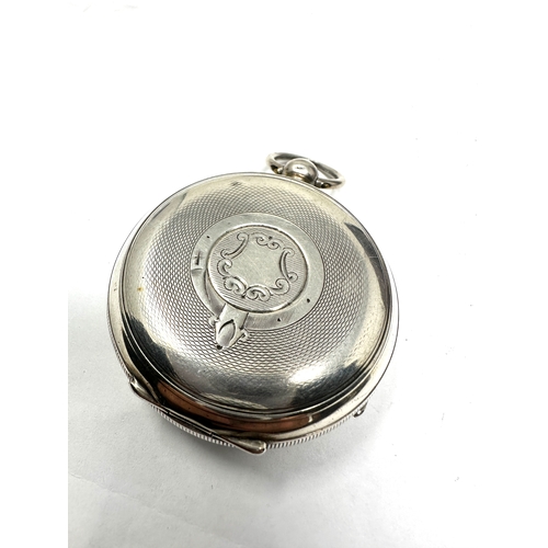 486 - Antique J.G.Graves Sheffield  open face pocket watch the watch is ticking