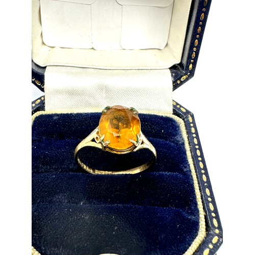 212 - 9ct Gold Citrine  Ring (2g)