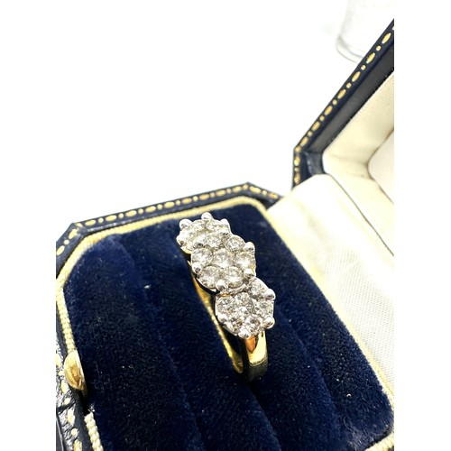 196 - 18ct Diamond Ring (5g) 1.00 ct diamonds